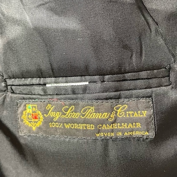 Nordstrom Loro Piana 43R 100% Camel Hair Sportscoat Blazer Made in USA - Picture 9 of 11